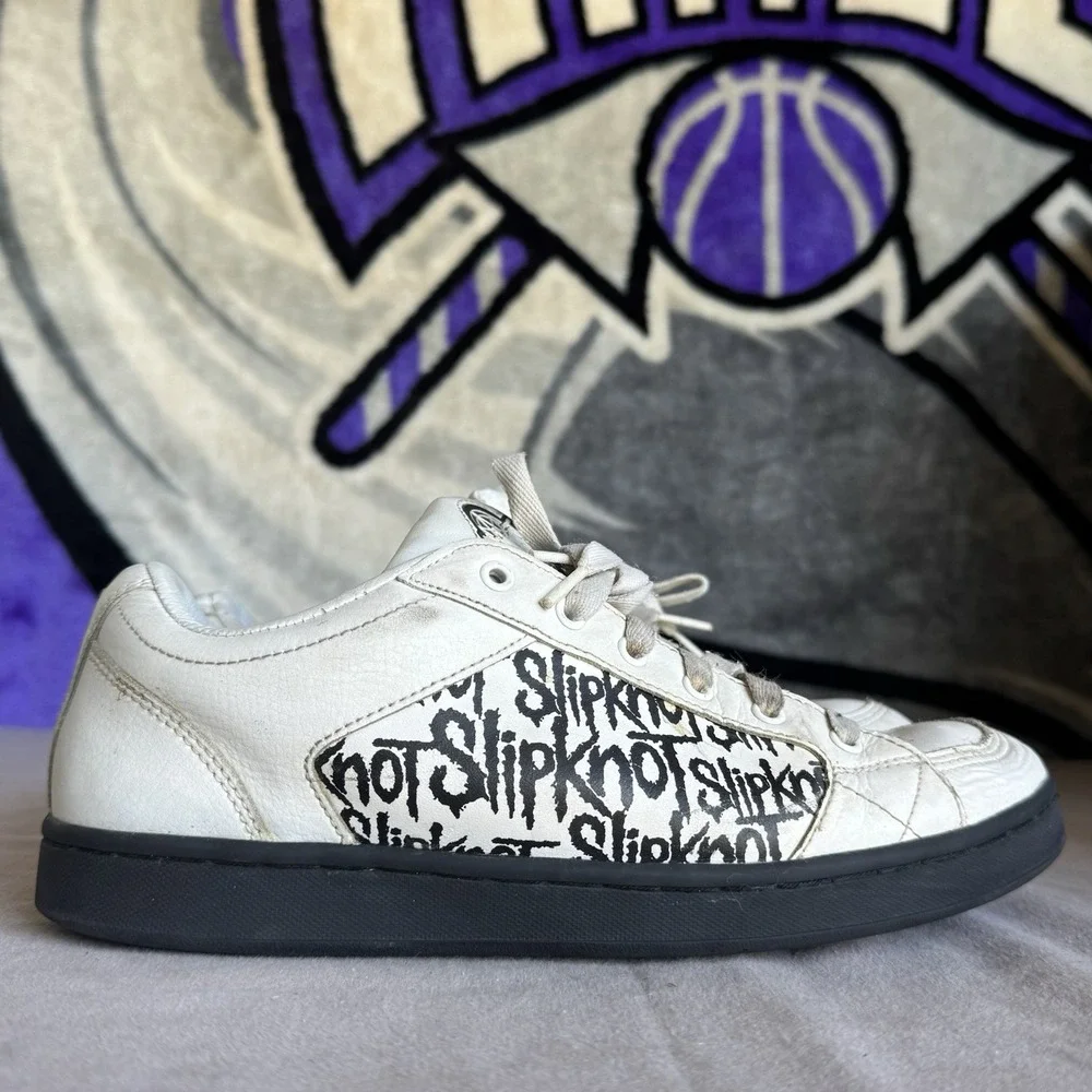 Size 9.5 - Slipknot Super Rare Draven Masks Skate shoes high top Men's Vtg